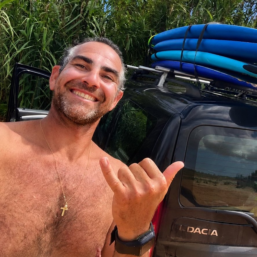Pedro, surf instructor and host